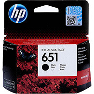 حبر طابعة HP 651 اسود